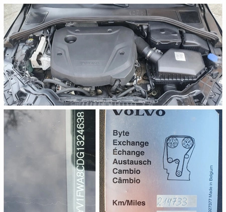 Volvo V60 cena 35900 przebieg: 299000, rok produkcji 2016 z Bochnia małe 497